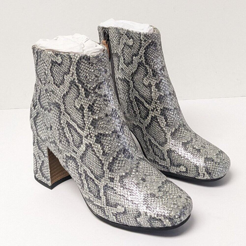 Gentle Souls Troy Ankle Boots, Pewter, Women's 5.5